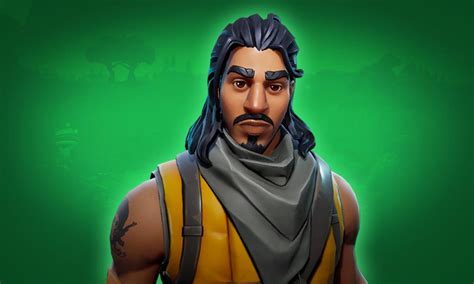 Tracker - Fortnite Skin - Male Military Skin with Long Hair