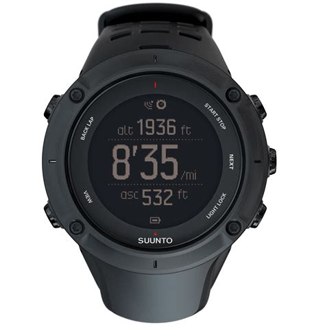 Suunto Ambit3 Peak Black Sports Watch - Sweatband.com