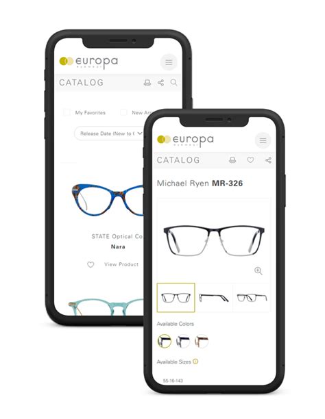 Europa Eyewear Website Design Done by Comrade Digital Marketing Agency