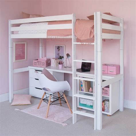 Buddy Beech Highsleeper | Girls loft bed, Room design bedroom, Bed for girls room