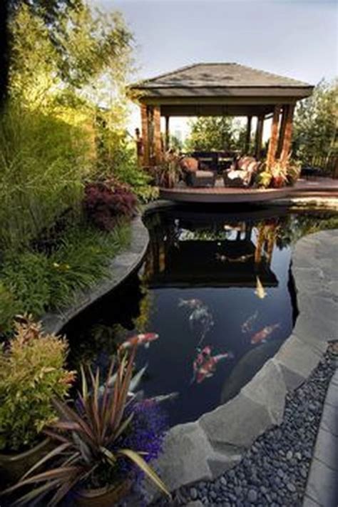 Beautiful Backyard Fish Pond Landscaping Ideas 16 | Garden pond design, Koi pond design, Pond design