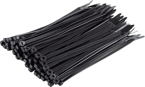 18″ 175 lb. UV Resistant Black Cable Ties | R and R Wholesale