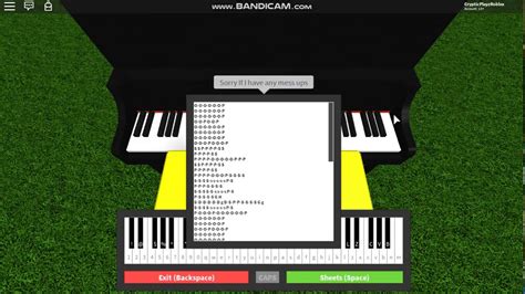 The Spectre Roblox Piano Sheet