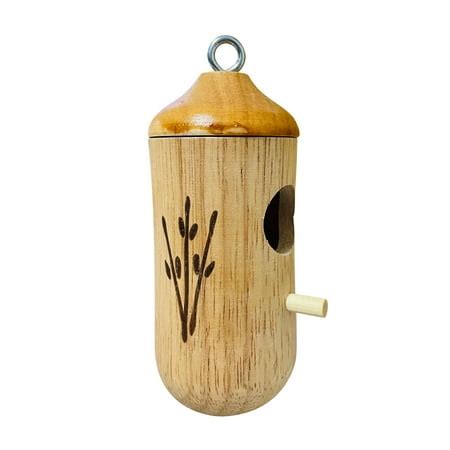 jovati Hummingbird House Outdoor Hanging Wooden Bird Feeder Wooden ...