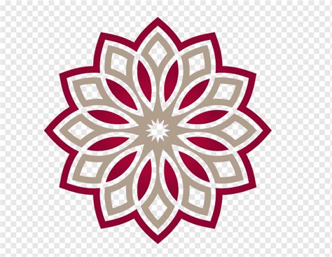 Floral, Logo Organization, islamic, culture, symmetry, flower png | PNGWing