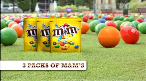 M&M Commercials - Peanut M&M Shaped FootBalls - YouTube