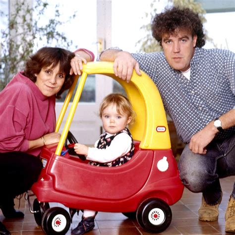 Jeremy Clarkson with his wife and daughter, 1996 : r/OldSchoolCool