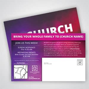 Church Postcards - Outreach: Church communication and marketing tools