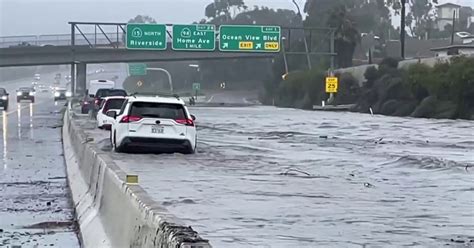 Unexpected flash floods in San Diego destroys homes, roads