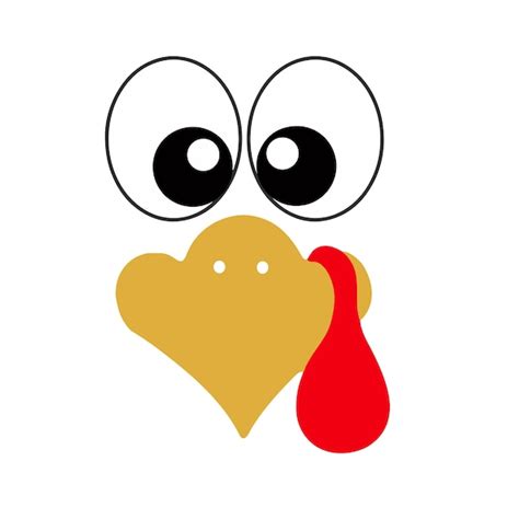 Turkey Face Printable