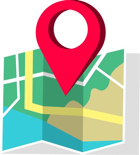 Pin icon on navigation map. Pin landmarks or show right way. Flat line style for map design ...