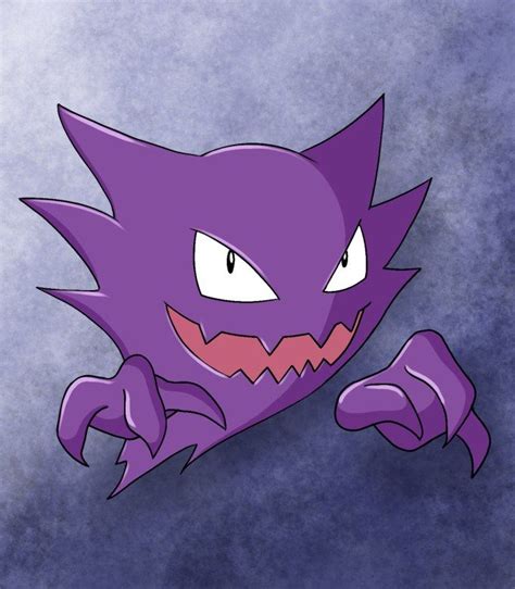 How To Draw Haunter Pokemon - Draw Central | Scary pokemon, Haunter pokemon, Pokemon drawings