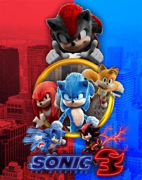 Sonic 3 Movie Poster by rxrad on DeviantArt