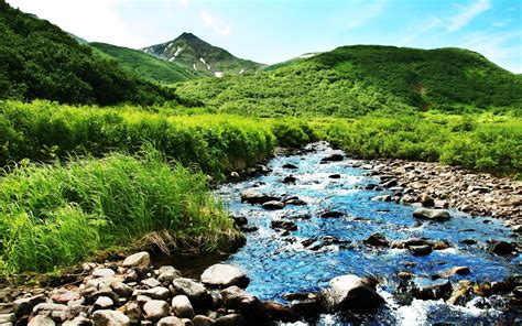 HD Mountain Stream Wallpaper - WallpaperSafari