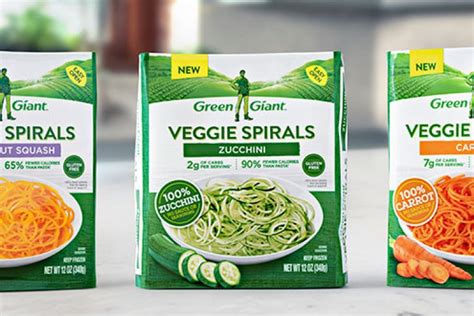 Green Giant Spiralized Frozen Vegetables Coming In 2018