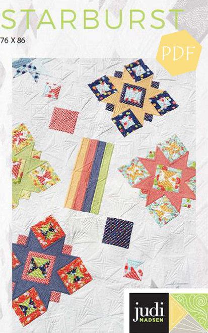 Starburst Quilt Pattern ***PDF*** – judimadsen