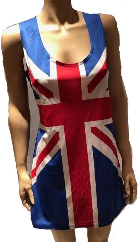 Union Jack Wear Ladies Union Jack Dress - Ginger Spice?: Amazon.co.uk: Clothing