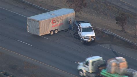 Jack-knifed pickup prompts I-70 delays near Kipling | 9news.com