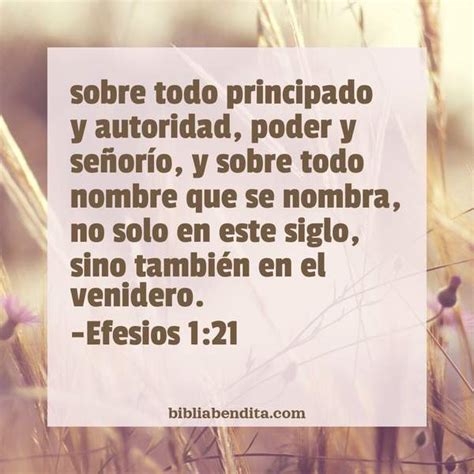 Explicación Efesios 1:21. 'sobre todo principado y autoridad, poder y ...