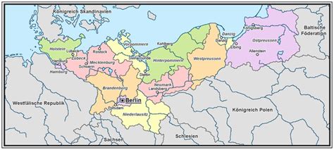 Political map of the Prussian Republic (Crown of Kalmar Timeline) : r ...