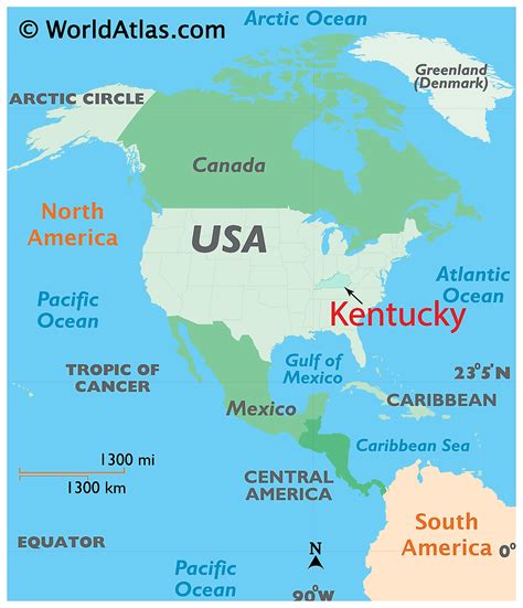 Mapas de Kentucky - Atlas del Mundo