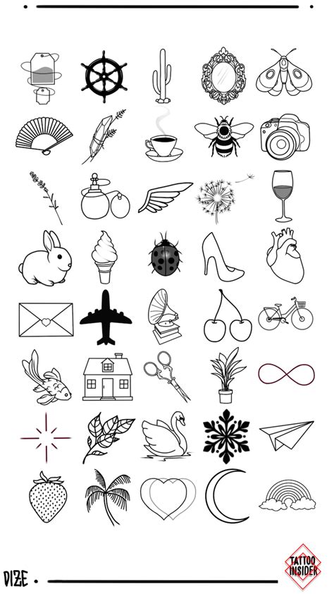 Cute Printable Tattoos