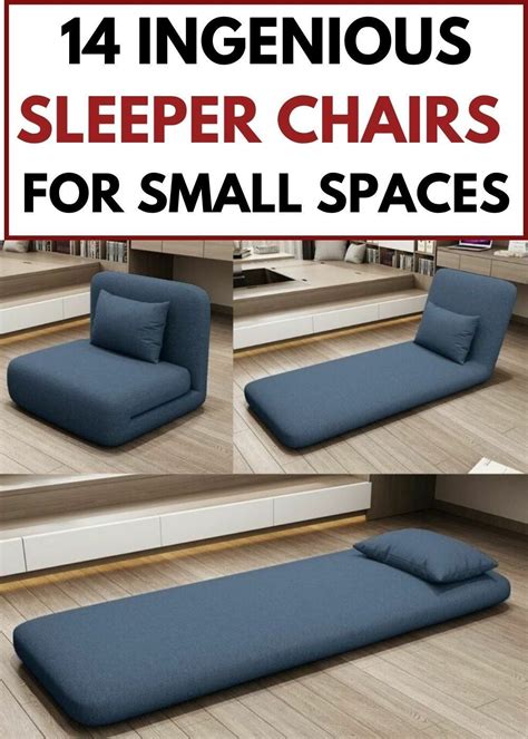 14 ingenious sleeper chairs for small spaces – Artofit