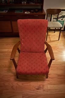 Mid-Century Lounge Chair (Before) I | A "before" shot of a m… | Flickr