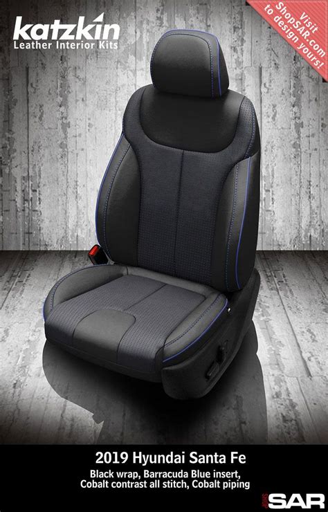 K1770-100 - This is a 2019 Hyundai Santa Fe seat with Black wrap ...