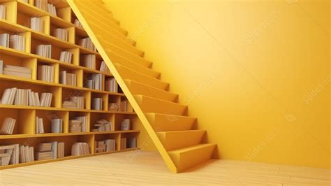 Best Book Shelves Powerpoint Background For Presentation - Slidesdocs.com