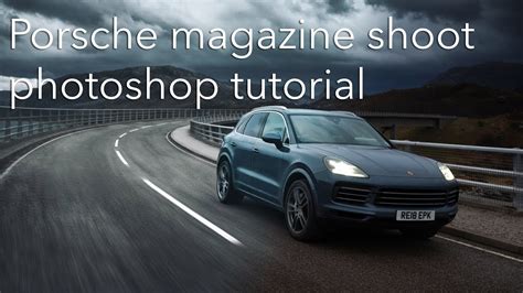 Car motion blur PHOTOSHOP TUTORIAL - Tips for editing a SINGLE IMAGE - YouTube