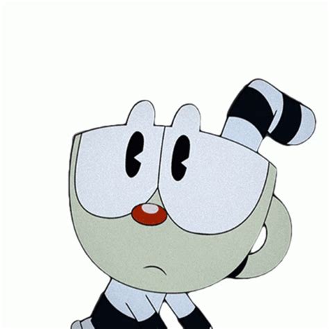 Shocked Cuphead Sticker – Shocked Cuphead The Cuphead Show – discover and share GIFs