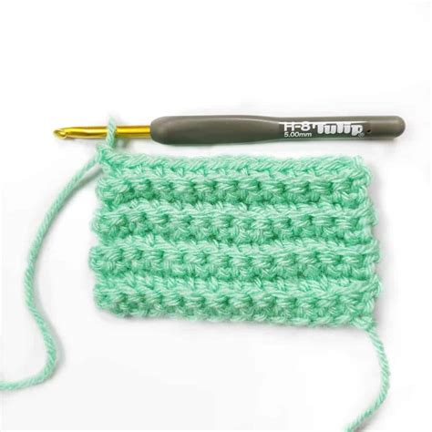 Back Loop Crochet using the Single Crochet Stitch - Easy Crochet Patterns