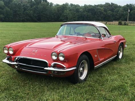 NO RESERVE! 1962 CORVETTE 327/340HP TWO TOPS ROMAN RED ON RED for sale - Chevrolet Corvette 1962 ...