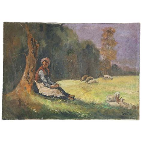 French Countryside Painting For Sale at 1stDibs