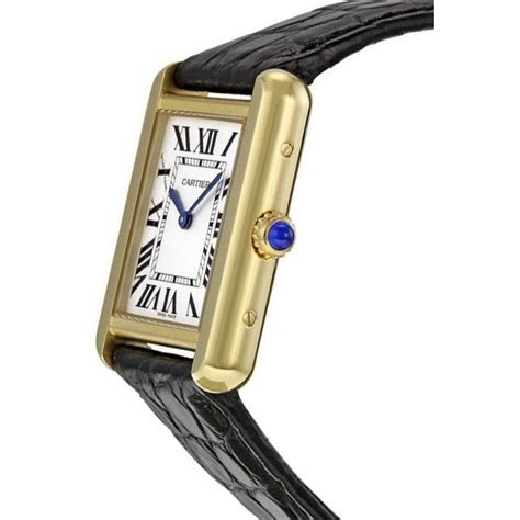 Cartier Tank Solo 18k Yellow Gold Women's Watch W5200002