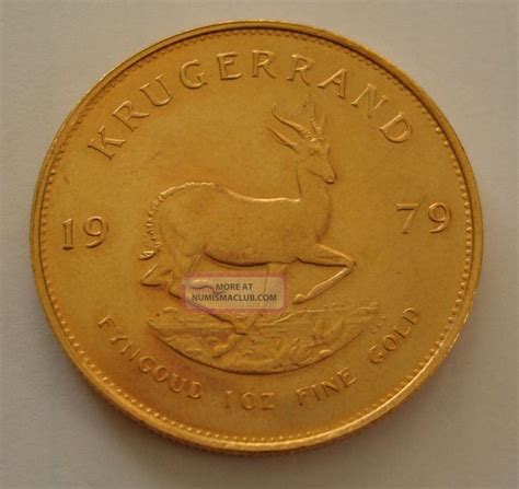 1979 1 Oz (ounce) Gold South African Krugerrand Coin - Ungraded