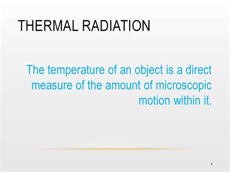 Unit 3.4 Thermal Radiation. - ppt download