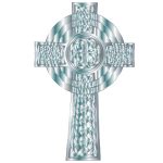 Decorated Celtic cross illustration | Free SVG