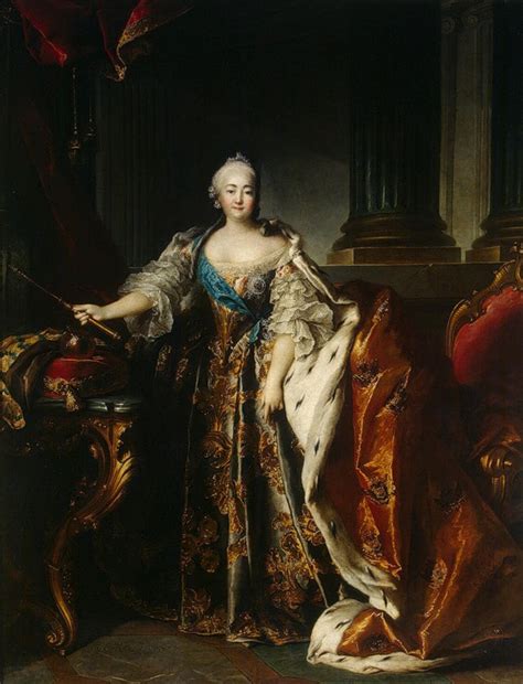 1758 Elizabeth of Russia by Louis Tocque (Hermitage) | Grand Ladies | gogm