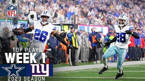 Dallas Cowboys Top Plays vs. New York Giants | 2023 Regular Season Week 1 - Win Big Sports