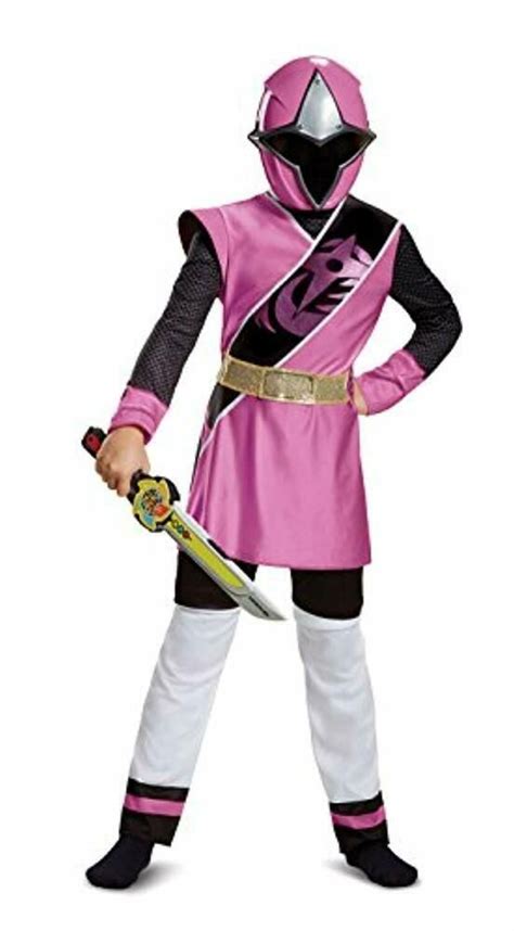 (Sponsored)eBay - 51888G Power Rangers Ninja Steel Deluxe Costume, Pink, Large (10-12) | Power ...