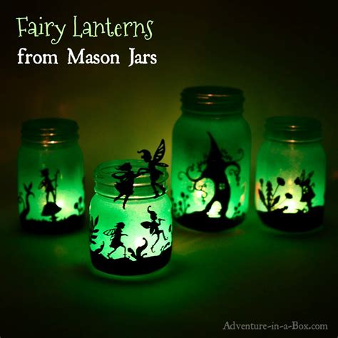 Fairy Lanterns from Mason Jars