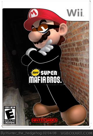 NEW Super Mafia Bros. Wii Box Art Cover by Hunter_the_hedgehog