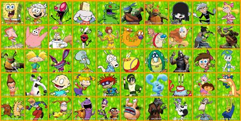 Nickelodeon All Star Brawl Roster by ZackTv321 on DeviantArt