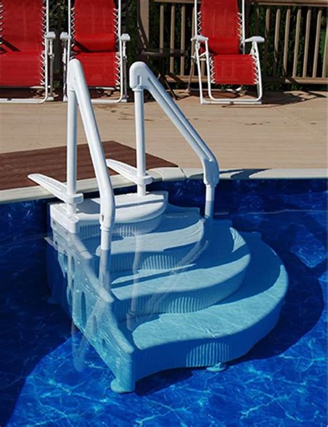 Enjoy Your Pool With Swimming Pool Accessories | Pool steps, Above ground pool steps, Above ...