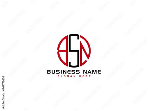 Letter BSN Logo Icon Vector Image Design For New Business Stock Vector ...