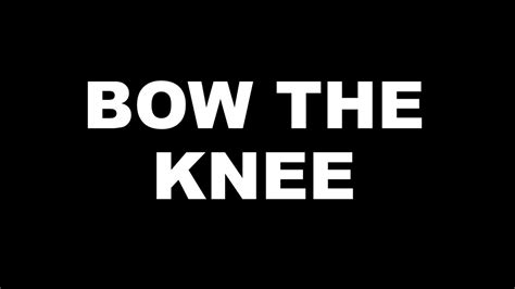 Bow the Knee - Instrumental with lyrics - YouTube