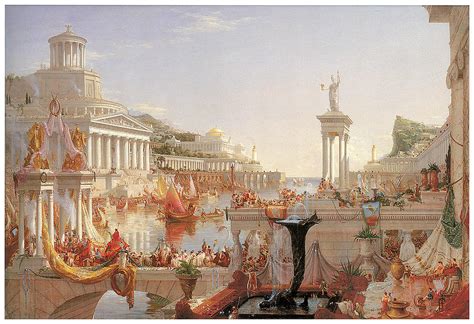 The Course Of Empire Painting by Thomas Cole