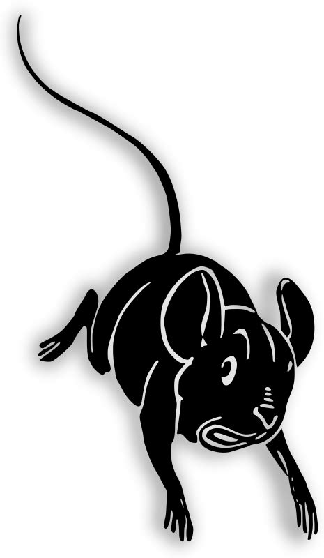 Running Away Mouse - Openclipart